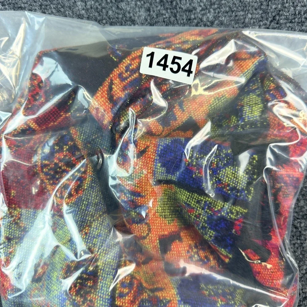 Shawl Neck Scarf‎ Womens Multicolor Paisley Pashmina Cashmere Fringe Hem Boho